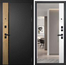 ДИЛАЙН черный муар/ Черная шагрень